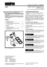 oventrop Regusol X-2S Installation And Operating Instructions Manual preview