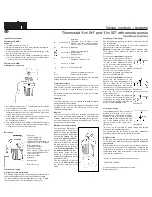 Предварительный просмотр 2 страницы oventrop Uni XH Operating Instructions