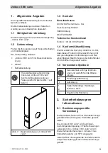 Предварительный просмотр 5 страницы oventrop Unibox E BV vario Operating Instructions Manual