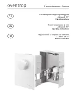 oventrop Unibox E BV Operating Instructions Manual preview