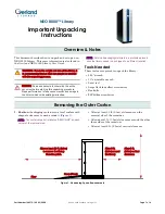 Overland Storage NEO 8000 Unpacking Instructions preview