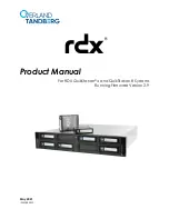 Preview for 1 page of Overland Tandberg RDX QuikStation 4 Product Manual