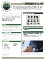 Overland Vehicle Systems Bushveld Owner'S Manual & Installation Instructions preview