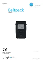 Overline Systems Digitear Beltpack User Manual preview