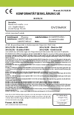 Preview for 150 page of Overmax Camspot NVR 4.0 User Manual