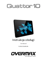 Overmax Quattor 10 User Manual preview