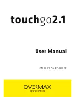 Предварительный просмотр 1 страницы Overmax touch go 2.1 User Manual