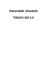 Предварительный просмотр 35 страницы Overmax TOUCH GO 2.5 Manual