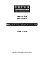 Preview for 1 page of Overstayer SATURATOR NT-02A User Manual