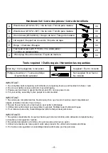 Preview for 4 page of overstock 85002ACA01U Quick Start Manual