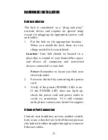 Preview for 7 page of Ovislink 16-Port Fast Ethernet 10/100Mbps N-Way Switch User Manual