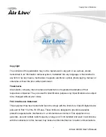 Preview for 2 page of Ovislink Air Live Air3GII User Manual