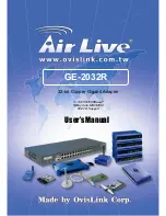 Ovislink Air Live GE-2032R User Manual preview