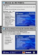 Предварительный просмотр 35 страницы Ovislink Air Live MU-7000AVs Quick Setup Manual