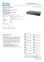 Ovislink Air Live POE-GSH1008ATU-110 Quick Setup Manual preview