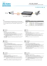 Preview for 2 page of Ovislink Air Live POE-GSH1008ATU Quick Setup Manual