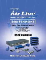 Ovislink AirLive Ether-FSH2400NS User Manual предпросмотр