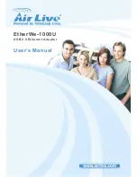 Ovislink AirLive EtherWe-1000U User Manual preview