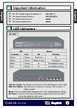 Предварительный просмотр 2 страницы Ovislink AirLive RS-1000 Quick Setup Manual