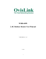 Ovislink WHR-609N User Manual preview