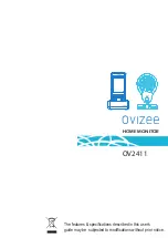 Ovizee OV2411 User Manual предпросмотр