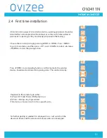 Предварительный просмотр 8 страницы Ovizee OV2411N User Manual