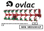 Preview for 1 page of Ovlac MINI MEDIUM H/F Operating Instrucions And Spare Parts