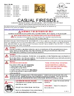 Preview for 1 page of OW Lee CASUAL FIRESIDE 5110-2442O-E Manual