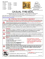 Предварительный просмотр 15 страницы OW Lee CASUAL FIRESIDE 5110-2442O Owner'S Manual