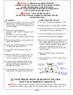 Предварительный просмотр 6 страницы OW Lee CASUAL FIRESIDE 5110-30RDC-E Owner'S Manual