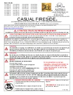 Предварительный просмотр 15 страницы OW Lee CASUAL FIRESIDE 5110-42BTO-E Owner'S Manual