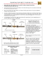 Preview for 14 page of OW Lee CASUAL FIRESIDE Creighton 5136-42SQO Owner'S Manual