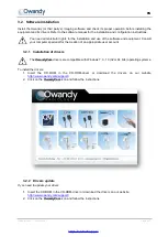 Preview for 9 page of Owandy Radiology OwandyCam Installation And User Manual