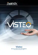 Preview for 1 page of Owandy Visteo Installation And User Manual