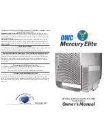 Preview for 1 page of OWC Mercury Elite-AL Owner'S Manual