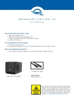 Preview for 1 page of OWC mercury helios fx Quick Start Manual