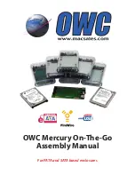 OWC Mercury On-The-Go Assembly Manual предпросмотр