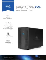 Preview for 1 page of OWC MERCURY PRO U.2 DUAL Assembly Manual & User Manual