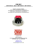 Предварительный просмотр 1 страницы OWI AMP-BT2SIC5 User Manual