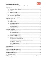 Preview for 3 page of OWI AMPMA70V40 User Manual