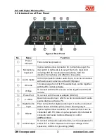 Preview for 6 page of OWI AMPMA70V40 User Manual