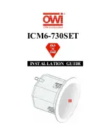 Предварительный просмотр 1 страницы OWI ICM6-730SET Installation Manual