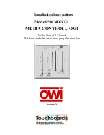 OWI MC4DNGL Installation Instructions Manual preview