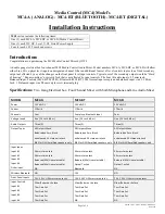 Preview for 3 page of OWI MEDIA CONTROL MC4-A Installation Instructions Manual