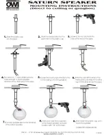 Предварительный просмотр 1 страницы OWI Saturn Speaker Mounting Instructions