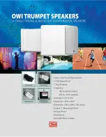 OWI Trumpet Speaker Specifications предпросмотр