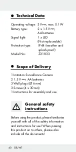 Preview for 40 page of OWIM 103897 Assembly, Operating And Safety Instructions