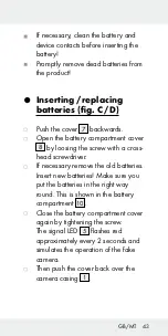 Preview for 43 page of OWIM 103897 Assembly, Operating And Safety Instructions