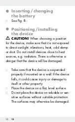 Предварительный просмотр 12 страницы OWIM 111022 Operation And Safety Notes