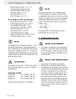 Preview for 64 page of OWIM 276553 Operation And Safety Notes